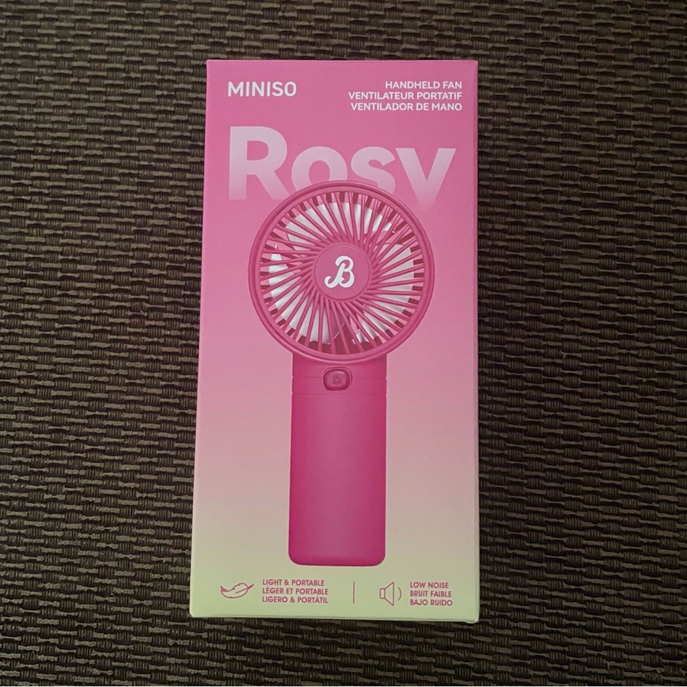 *NEW* Solid Color Series Dry Battery Handheld Mini Fan